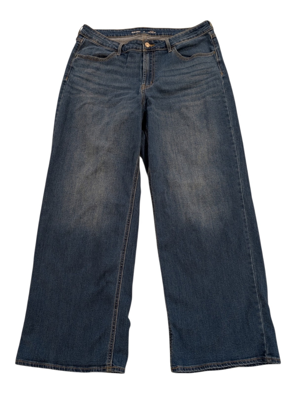 Old Navy Dark Blue Wide-Leg Jeans